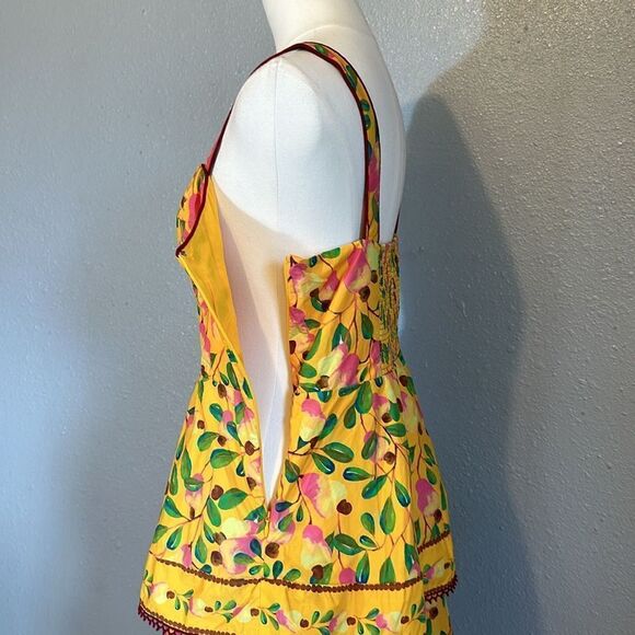 NEW Farm Rio mini cashew midi dress size M - Picture 9 of 14